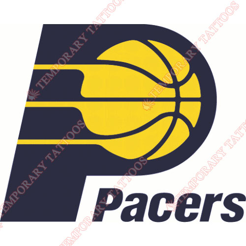 Indiana Pacers Customize Temporary Tattoos Stickers NO.1035